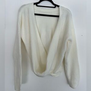 Cross Back Knit Sweater by Bardot, size 6, NWT!